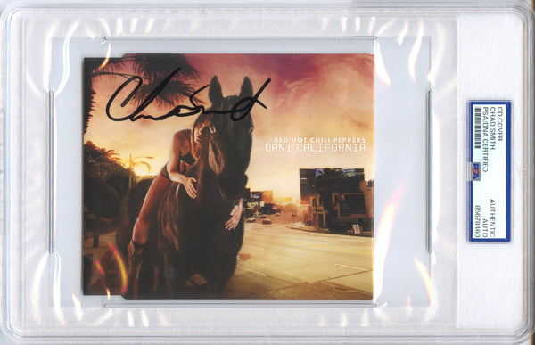 Chad Smith Signed Autographed CD Cover "Dani California" PSA/DNA Authenticated