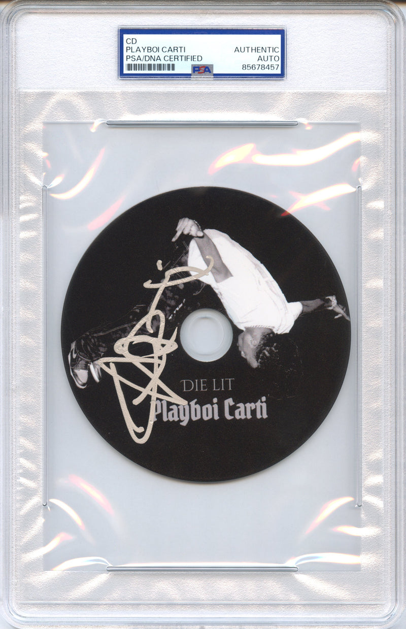 Playboi Carti Signed Autographed CD “Die Lit” PSA/DNA Authenticated