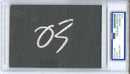 03 Greedo Signed Autographed 3x5 Cut PSA/DNA Authenticated