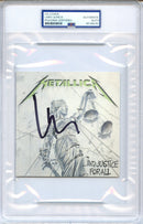 Lars Ulrich Signed Autographed CD Cover “…And Justice for All” PSA/DNA Authenticated