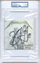 Kirk Hammett Signed Autographed CD Cover “…And Justice For All” PSA/DNA Authenticated