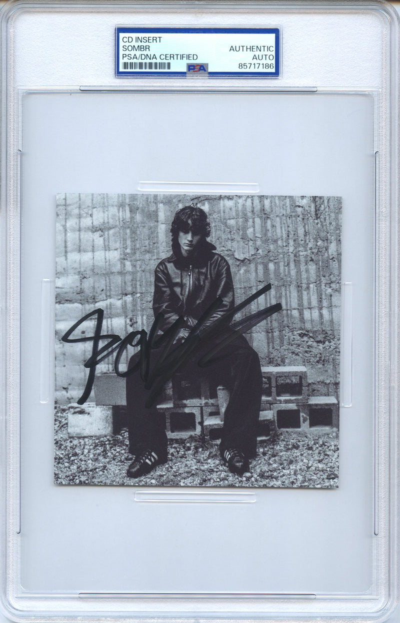 Sombr Signed Autographed CD Cover 