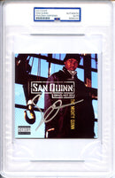 San Quinn Signed Autographed CD Cover "The Mighty Quinn" PSA/DNA Authenticated