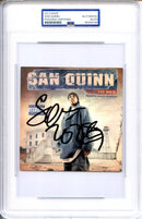 San Quinn Signed Autographed CD Cover "The Rock: Pressure Makes Diamonds" PSA/DNA Authenticated