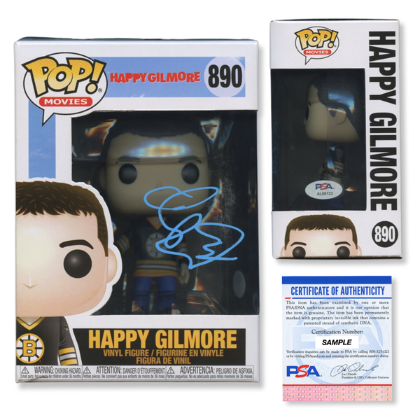 Adam Sandler Signed Autographed Funko Pop #890 Happy Gilmore PSA/DNA Authenticated