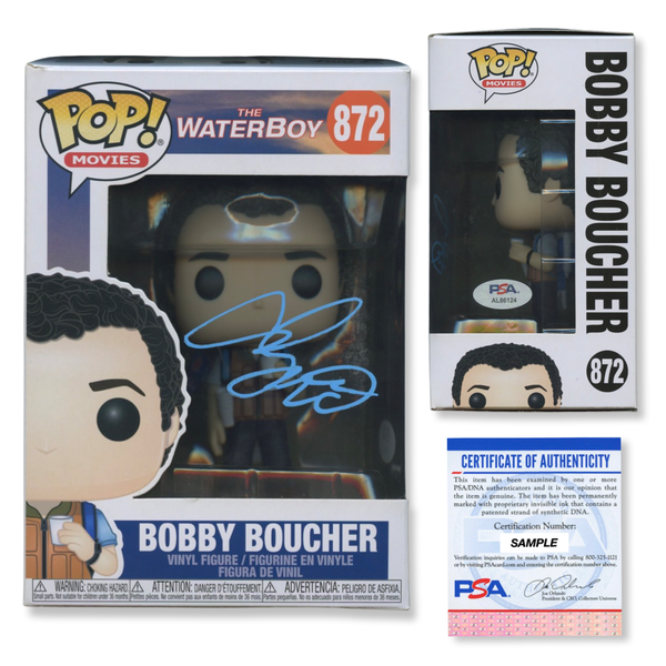 Adam Sandler Signed Autographed Funko Pop #872 Bobby Boucher PSA/DNA Authenticated