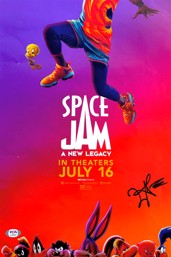 Zendaya Signed Autographed 11x17 "Space Jam " Poster PSA/DNA Authenticated