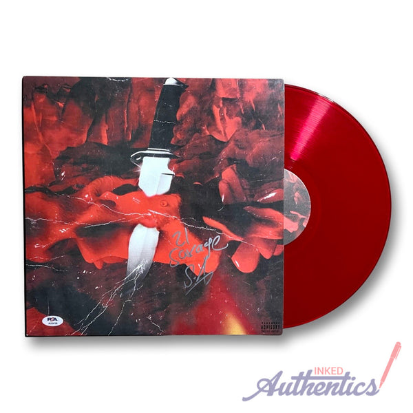 21 Savage Signed Autographed Vinyl LP "Savage Mode" #061/500 PSA/DNA Authenticated