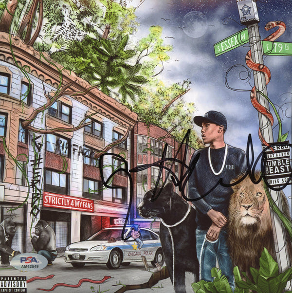 G Herbo Signed Autographed 8x8 Photo "Strictly 4 My Fans" PSA/DNA Authenticated