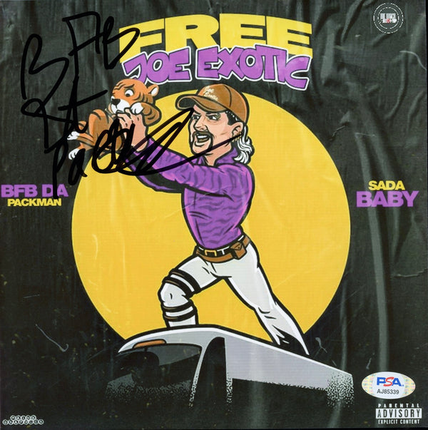 BFB Da Packman Signed Autographed 8x8 Photo "Free Joe Exotic" PSA/DNA Authenticated