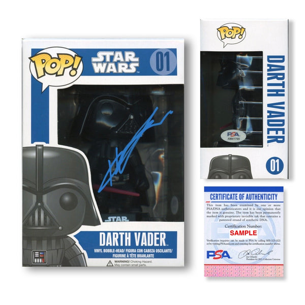 Hayden Christensen Signed Autographed Funko Pop #01 Darth Vader PSA/DNA Authenticated