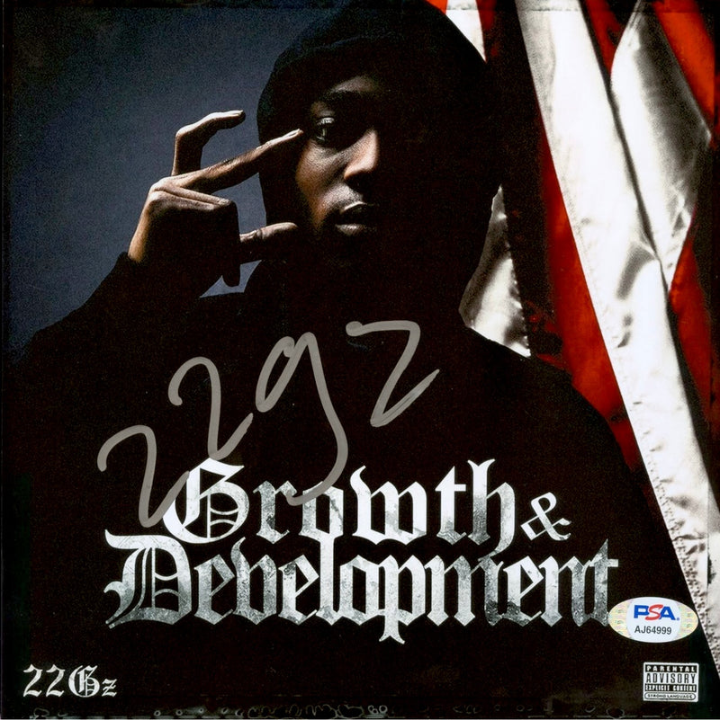 22Gz Signed Autographed 8x8 Photo "Growth & Development" PSA/DNA Authenticated