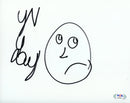 YN Jay Signed Autographed 8x10 Sketch PSA/DNA Authenticated