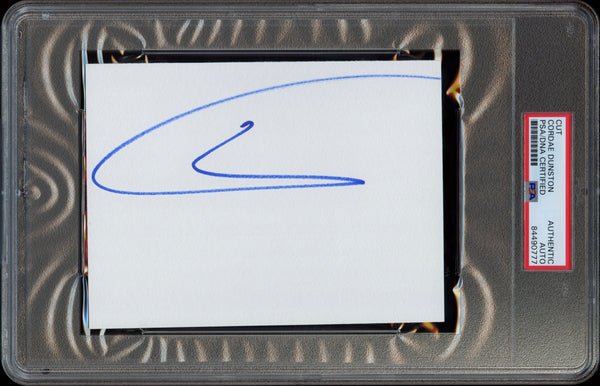 Cordae Signed Autographed 5x6 Cut PSA/DNA Authenticated