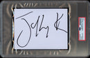 Jeffrey Katzenberg Signed Autographed 5x6 Cut PSA/DNA Authenticated